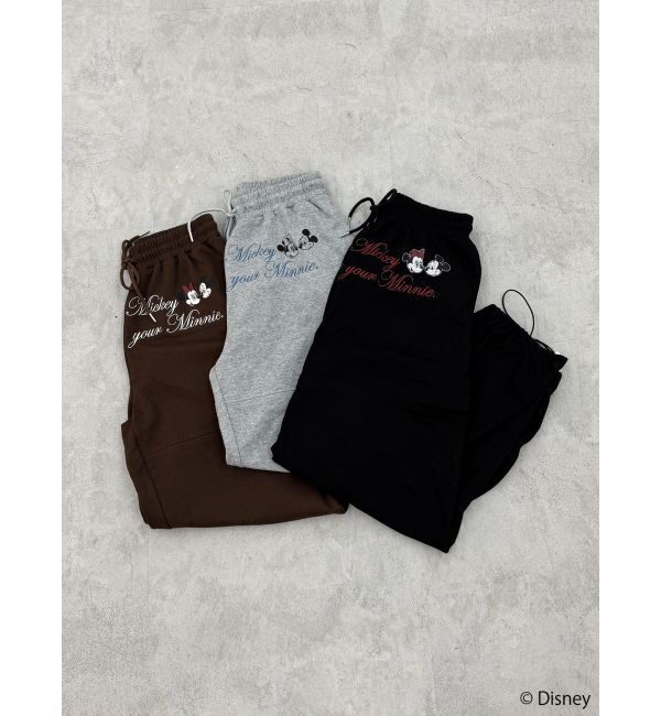 jouetie「【Mickey&Minnie】カットアウトスウェットパンツ」|その他|