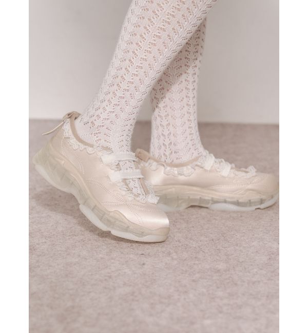 merry jenny「satin frill bandスニーカー」|スニーカー|