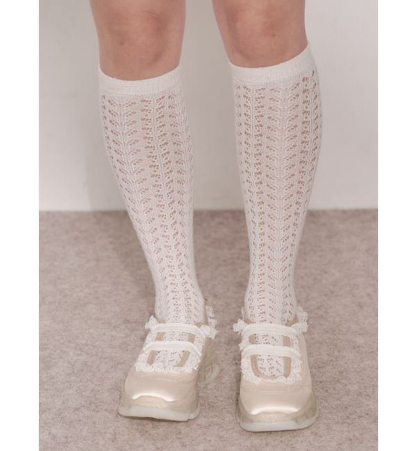 merry jenny「satin frill bandスニーカー」|スニーカー|