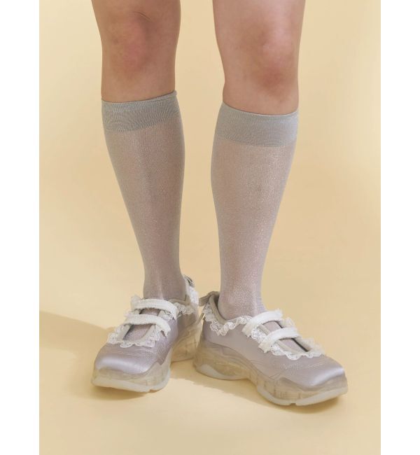 merry jenny「satin frill bandスニーカー」|スニーカー|