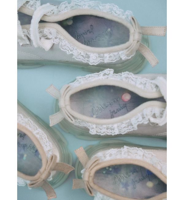 merry jenny「satin frill bandスニーカー」|スニーカー|