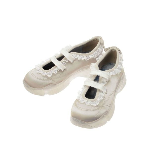 merry jenny「satin frill bandスニーカー」|スニーカー|