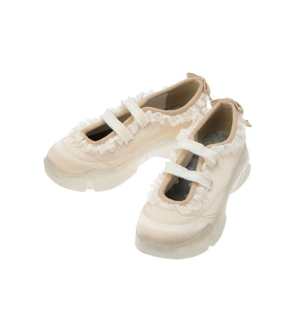 merry jenny「satin frill bandスニーカー」|スニーカー|