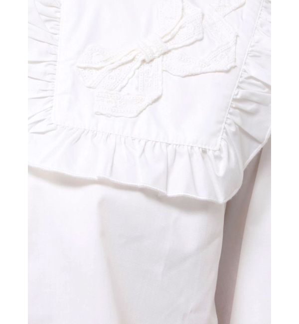 merry jenny「ribbonフリルカラーブラウス」|シャツ・ブラウス|