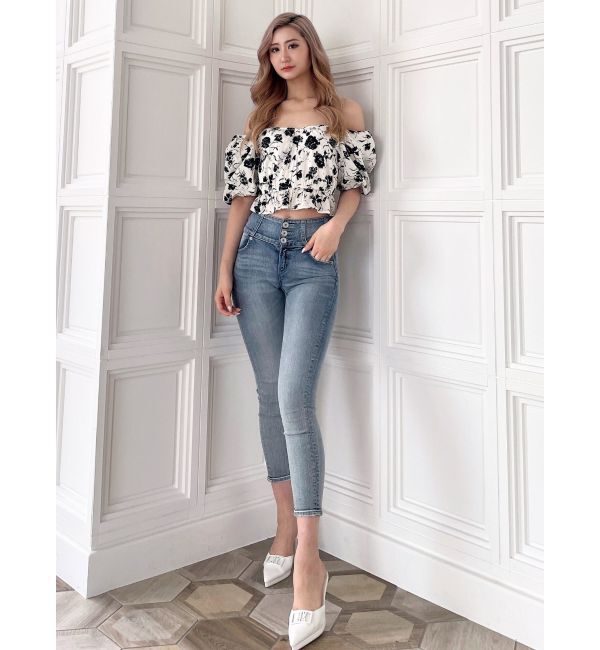 GYDA「オフショルハートネックブラウス」|シャツ・ブラウス|