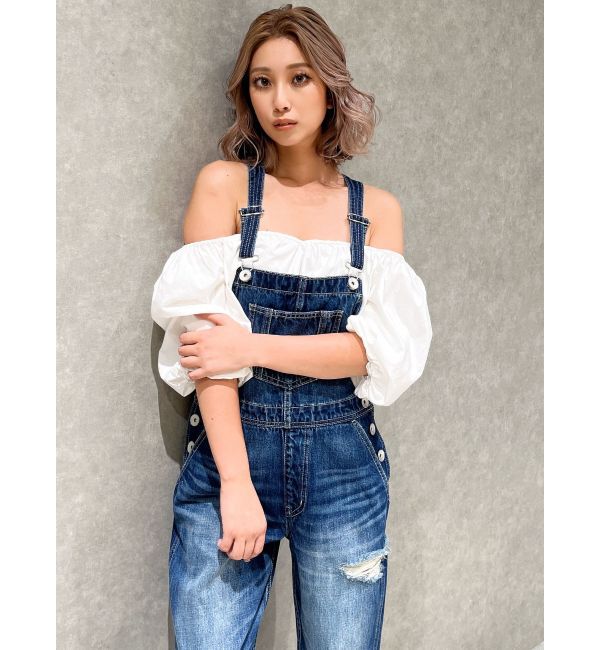 GYDA「オフショルハートネックブラウス」|シャツ・ブラウス|