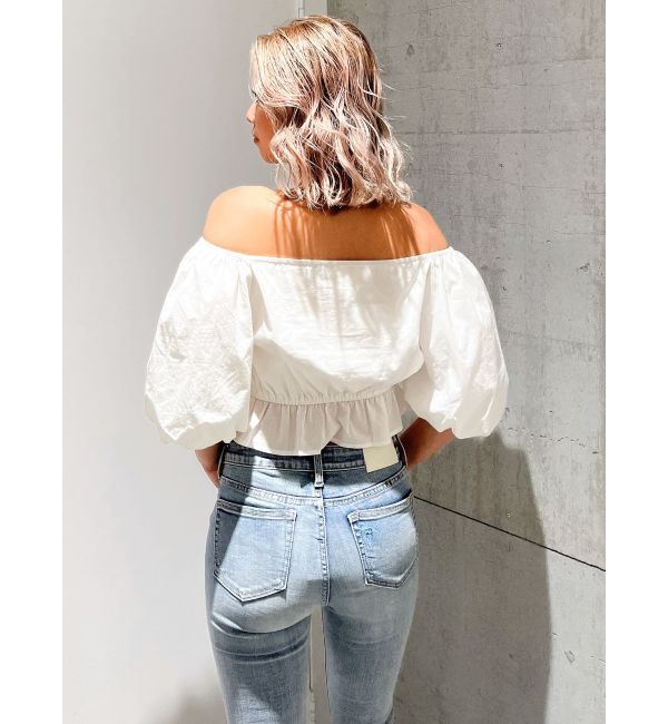 GYDA「オフショルハートネックブラウス」|シャツ・ブラウス|