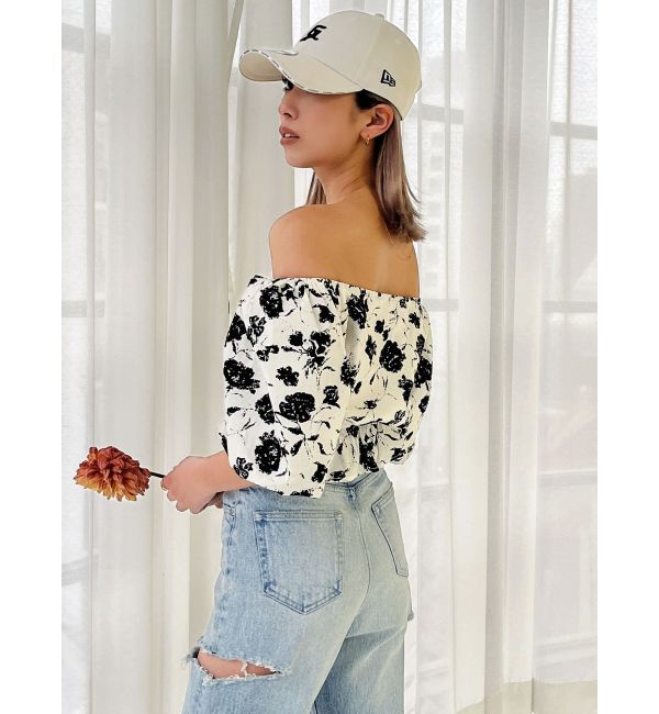 GYDA「オフショルハートネックブラウス」|シャツ・ブラウス|