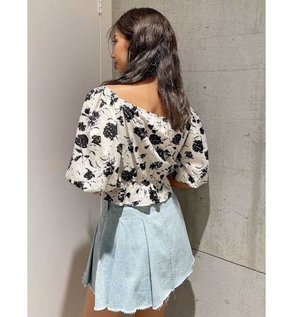 GYDA「オフショルハートネックブラウス」|シャツ・ブラウス|