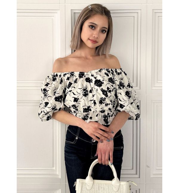 GYDA「オフショルハートネックブラウス」|シャツ・ブラウス|