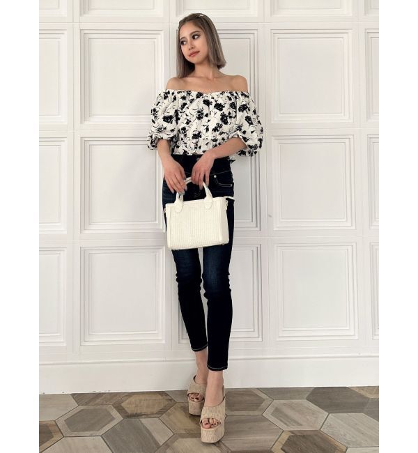 GYDA「オフショルハートネックブラウス」|シャツ・ブラウス|