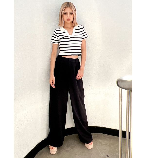 GYDA「ハイウエストストレートパンツ」|その他|