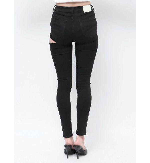 GYDA「ミドルウエストSIDE RIPPEDカラースキニーパンツ」|その他|