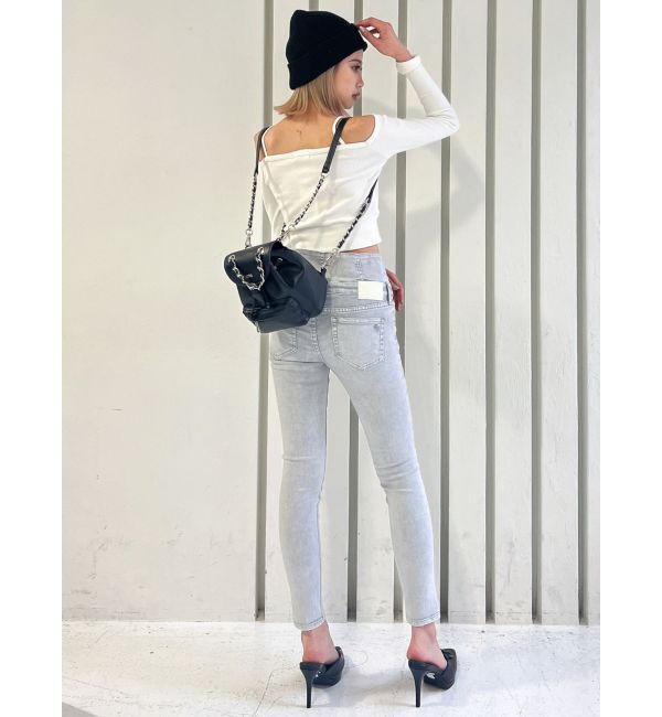 GYDA「square gyda バックルポインテッドミュール」|パンプス|