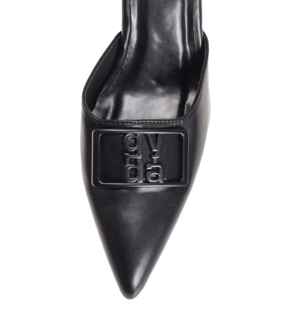 GYDA「square gyda バックルポインテッドミュール」|パンプス|