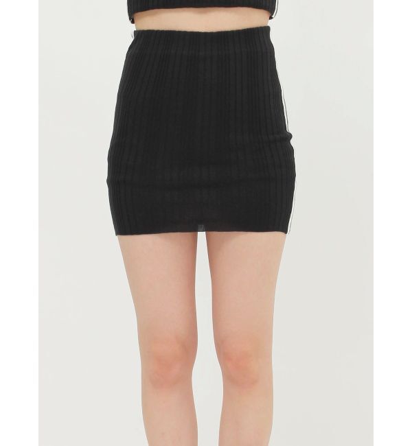 GYDA「サイドラインニットスカートライクショートパンツ【SETUP着用可】」|スカート|