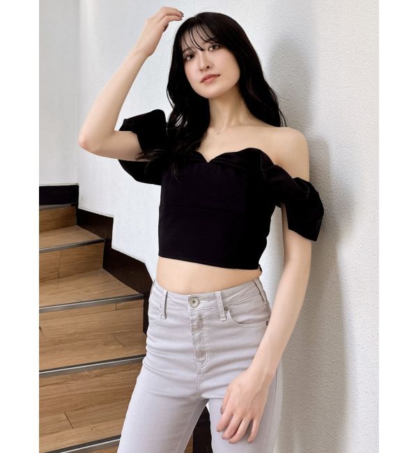 GYDA「オフショルボリュームスリーブブラウス」|シャツ・ブラウス|