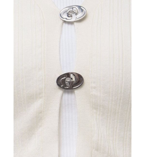 GYDA「GDチャームニットカーディガン」|カーディガン|