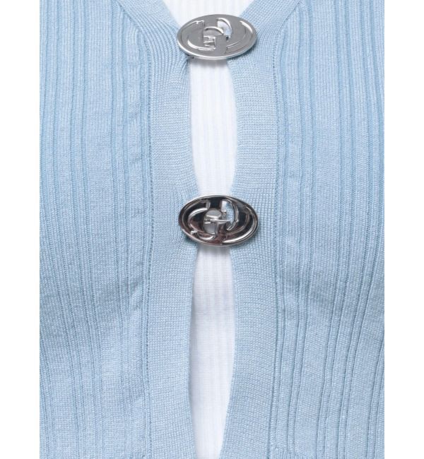 GYDA「GDチャームニットカーディガン」|カーディガン|