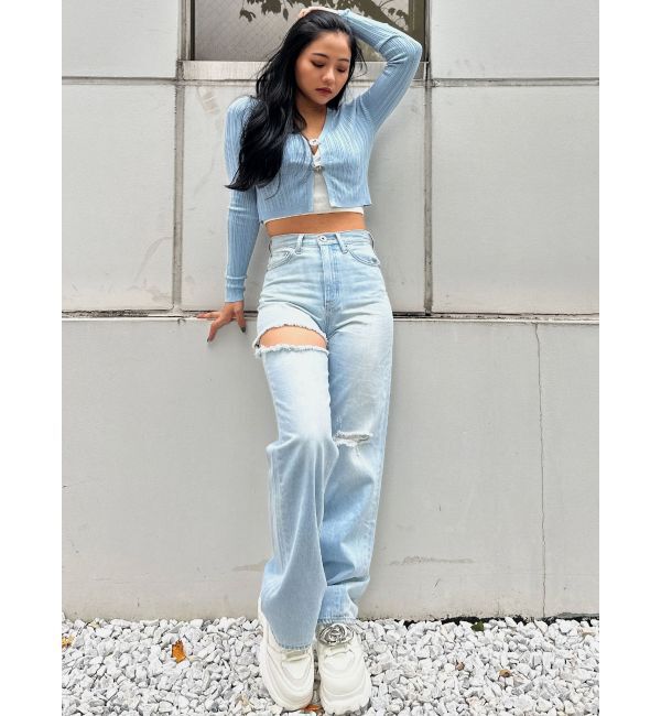 GYDA「GDチャームニットカーディガン」|カーディガン|