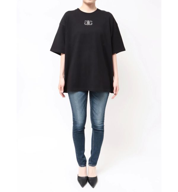 GYDA「BACK GYDAラインストーンBIG Tシャツ」|Tシャツ・カットソー|