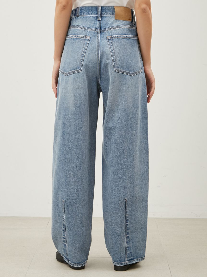 Mila Owen「ウエストゴムカーヴィデニム【ウォッシャブル】」|デニム|