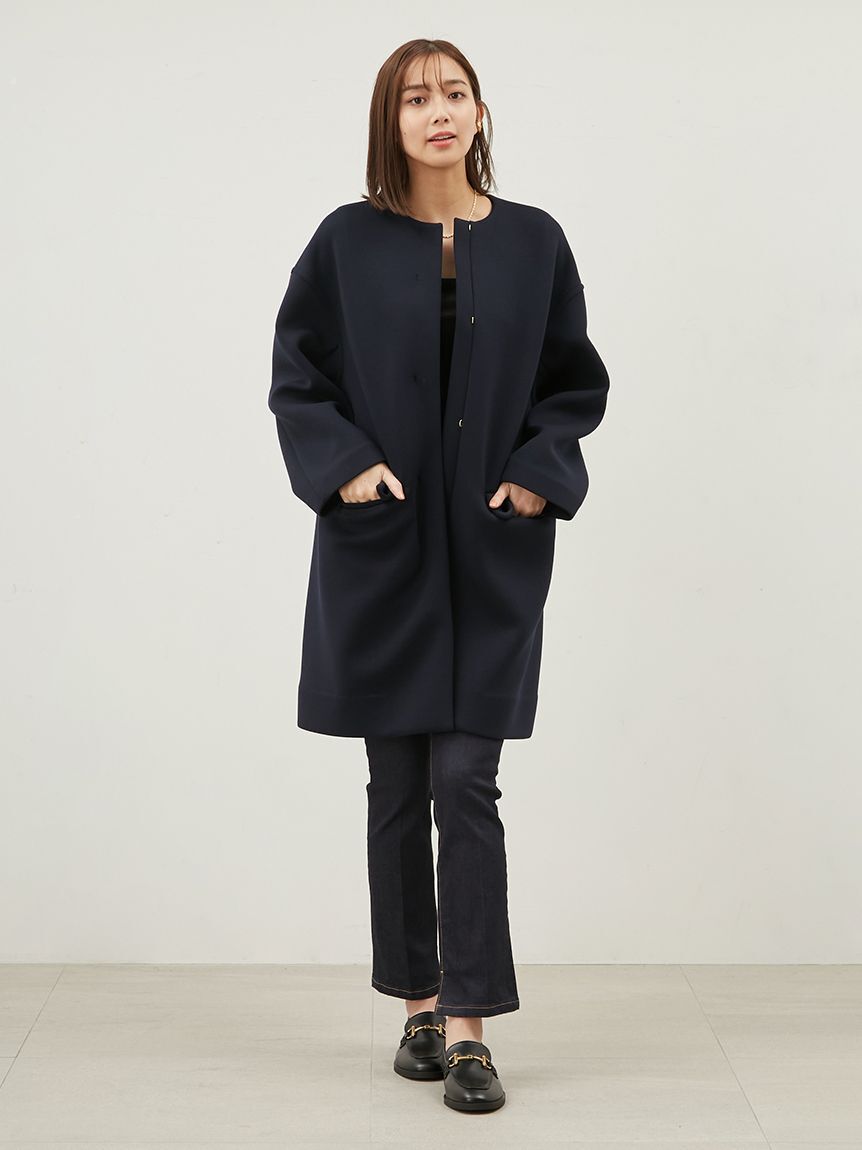 Mila Owen「裾スリットスキニーデニムパンツ」|デニム|