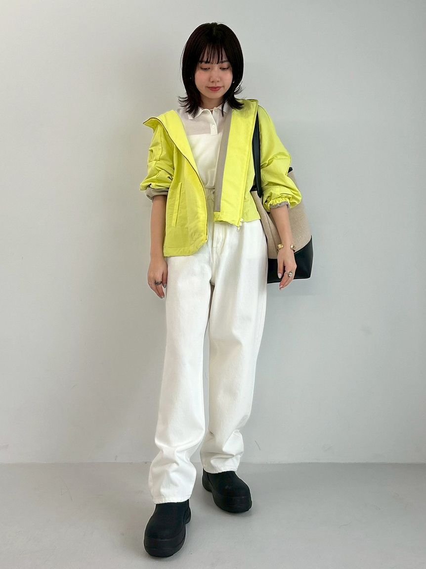 Mila Owen「【ウォッシャブル】ウエストゴムギャザーデニムパンツ」|デニム|