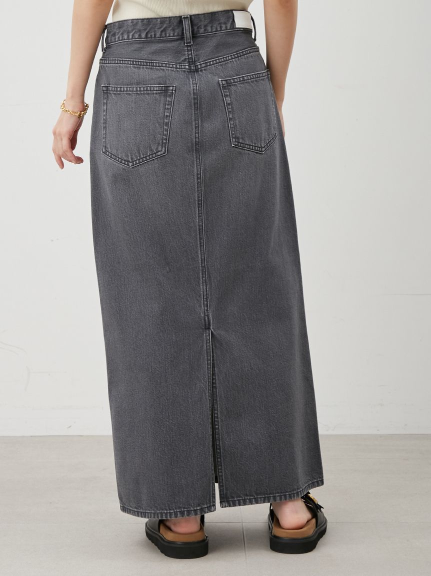 Mila Owen「後ベンツストレートマキシデニムスカート」|スカート|
