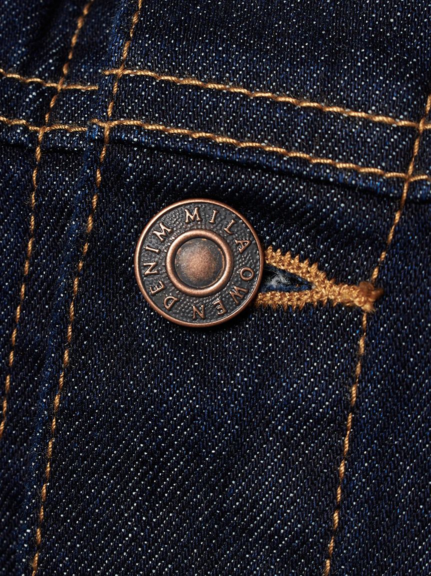 Mila Owen「缶バッチ付きGジャン」|デニムジャケット|