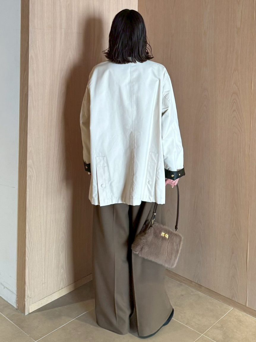 Mila Owen「ハーフ丈ハンティングジャケット」|ミリタリージャケット|