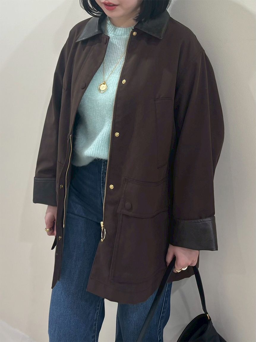 Mila Owen「ハーフ丈ハンティングジャケット」|ミリタリージャケット|MOC