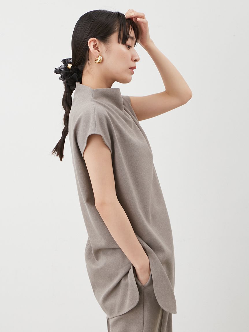 Mila Owen「【セットアイテム】ドレープブラウスセミフレアゴムパンツSET UP」|チノ|