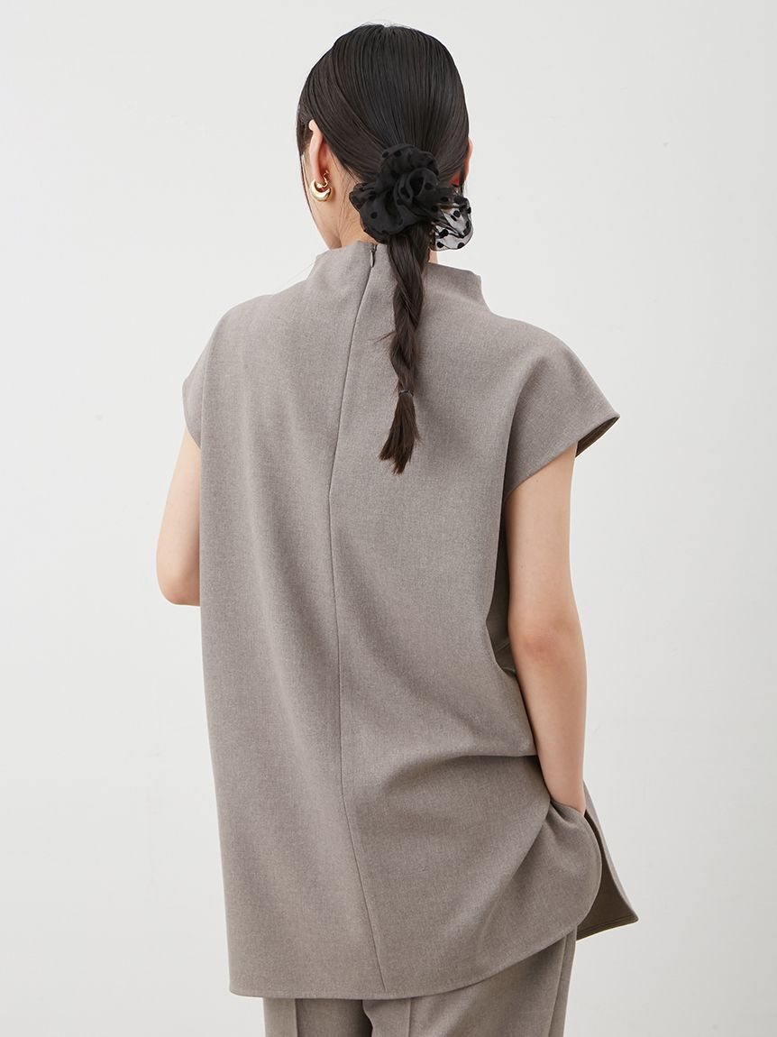 Mila Owen「【セットアイテム】ドレープブラウスセミフレアゴムパンツSET UP」|チノ|