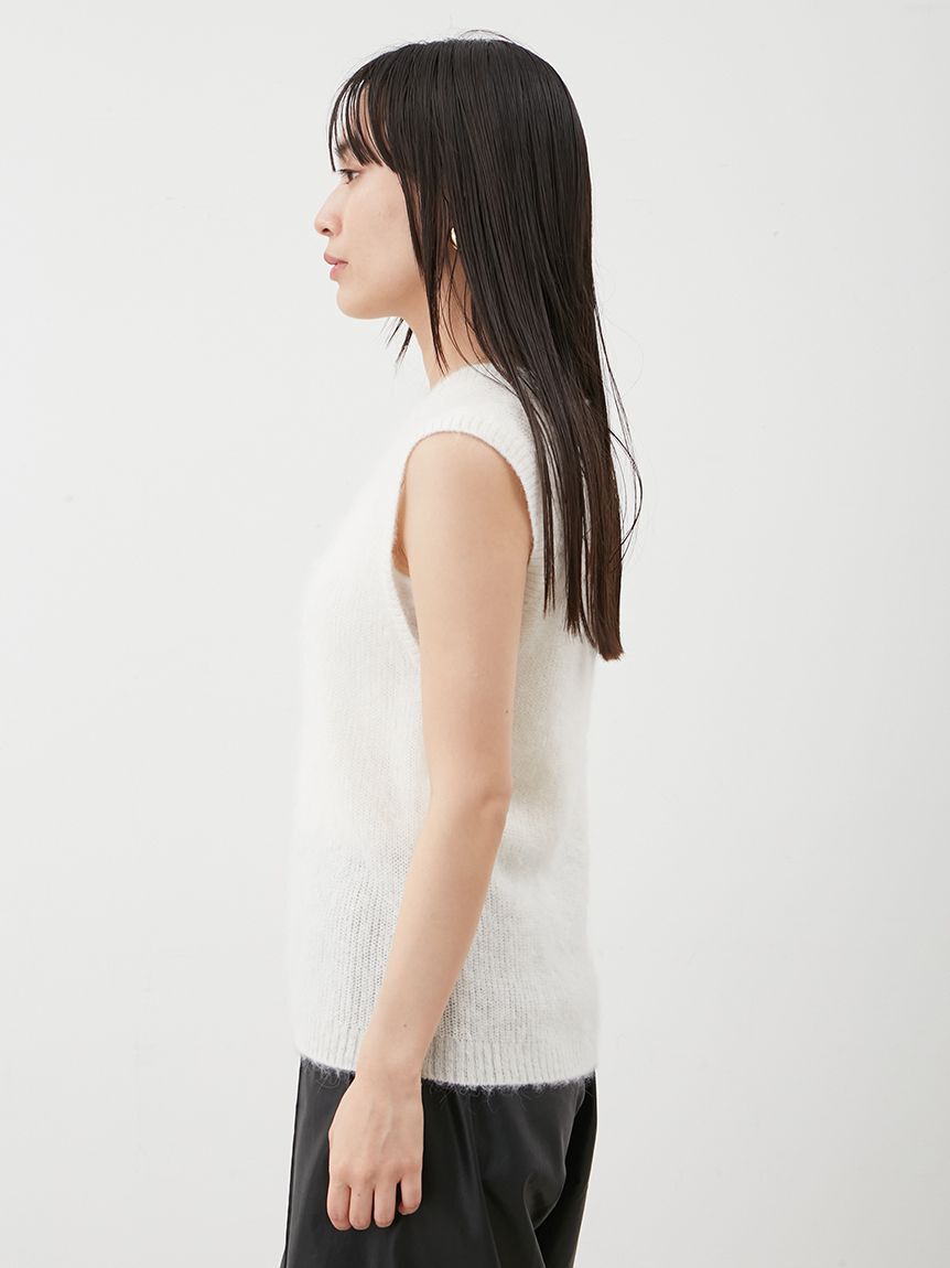 Mila Owen「クルーネックノースリニットトップス」|ニット・セーター|