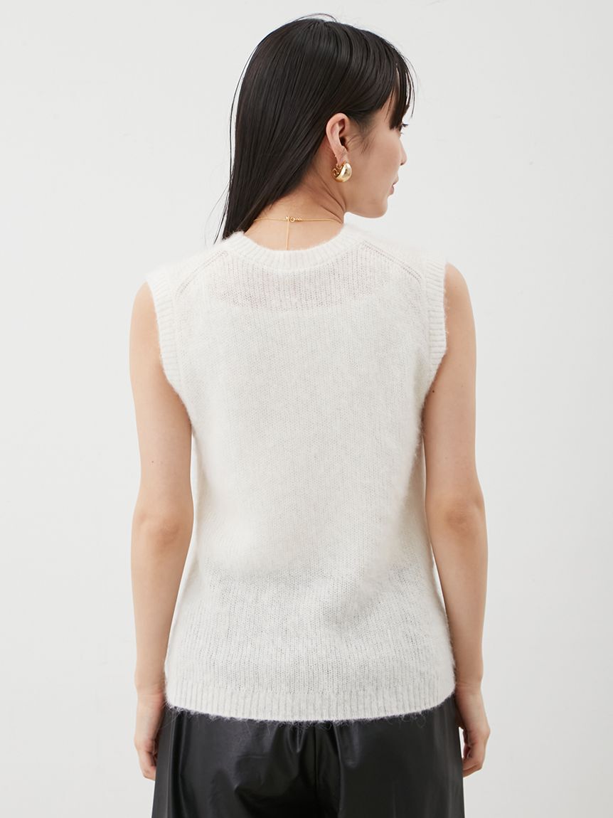 Mila Owen「クルーネックノースリニットトップス」|ニット・セーター|