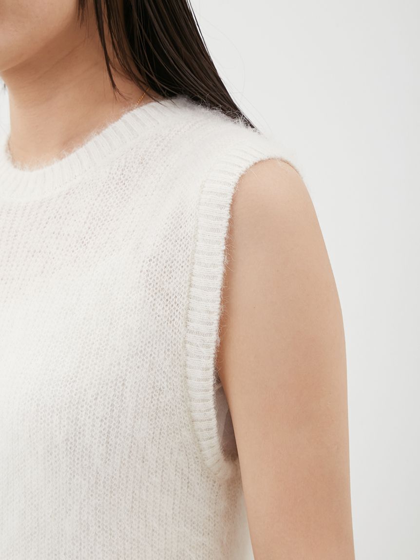 Mila Owen「クルーネックノースリニットトップス」|ニット・セーター|