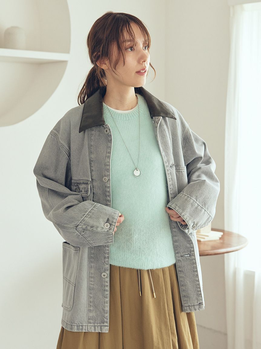 Mila Owen「クルーネックノースリニットトップス」|ニット・セーター|