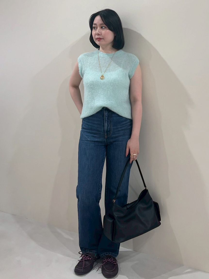 Mila Owen「クルーネックノースリニットトップス」|ニット・セーター|