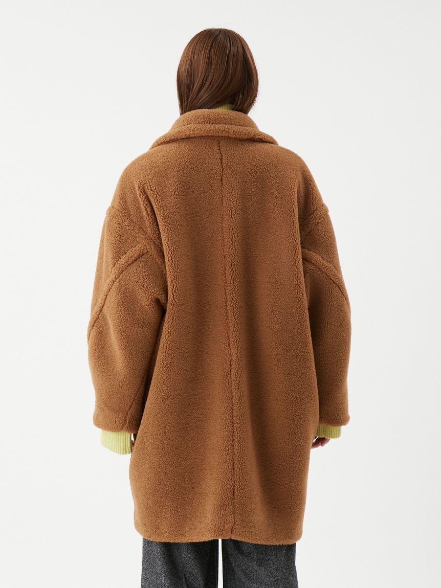 Mila Owen「オーバーサイズボアコート」|ステンカラーコート|