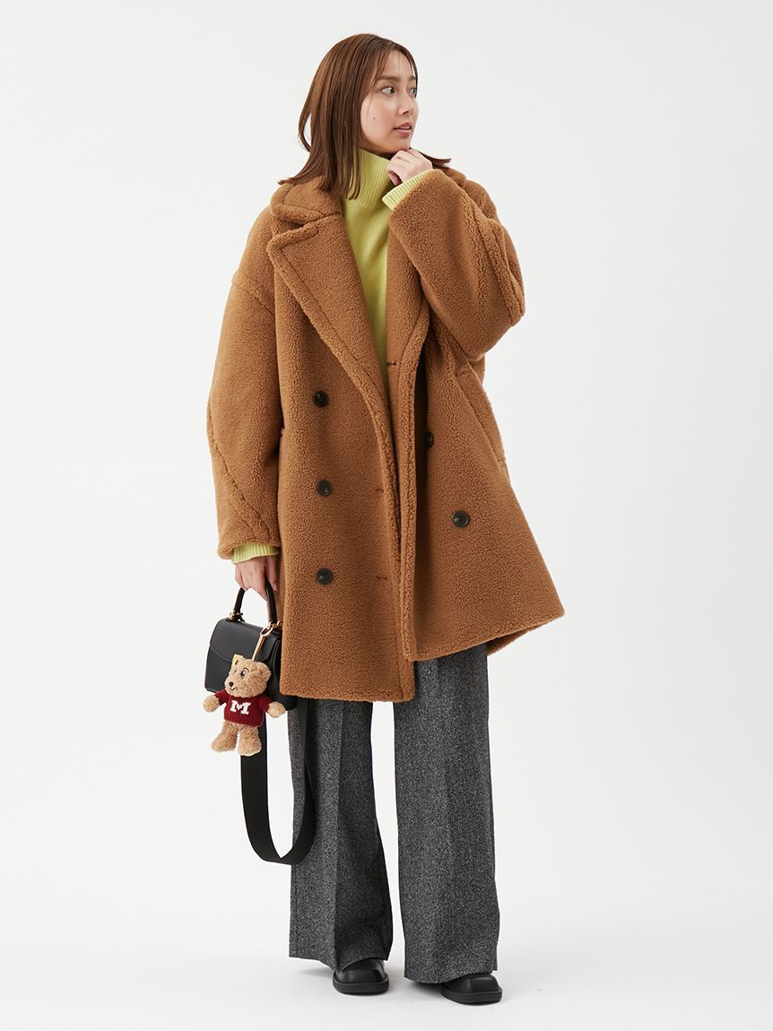 Mila Owen「オーバーサイズボアコート」|ステンカラーコート|