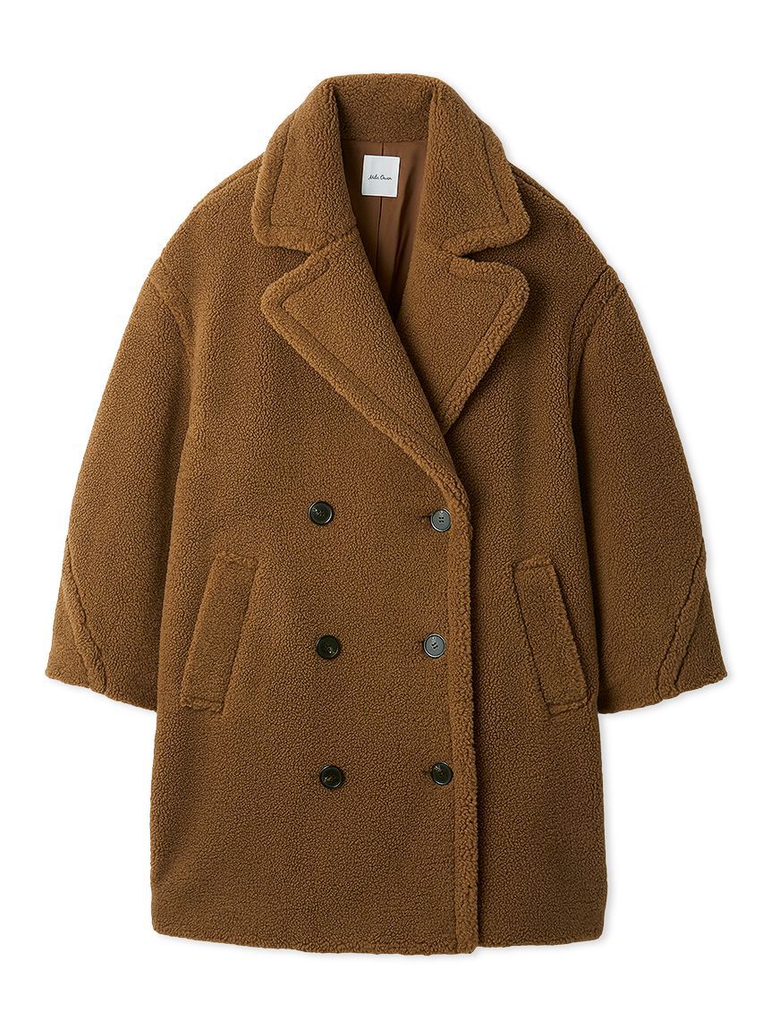 Mila Owen「オーバーサイズボアコート」|ステンカラーコート|