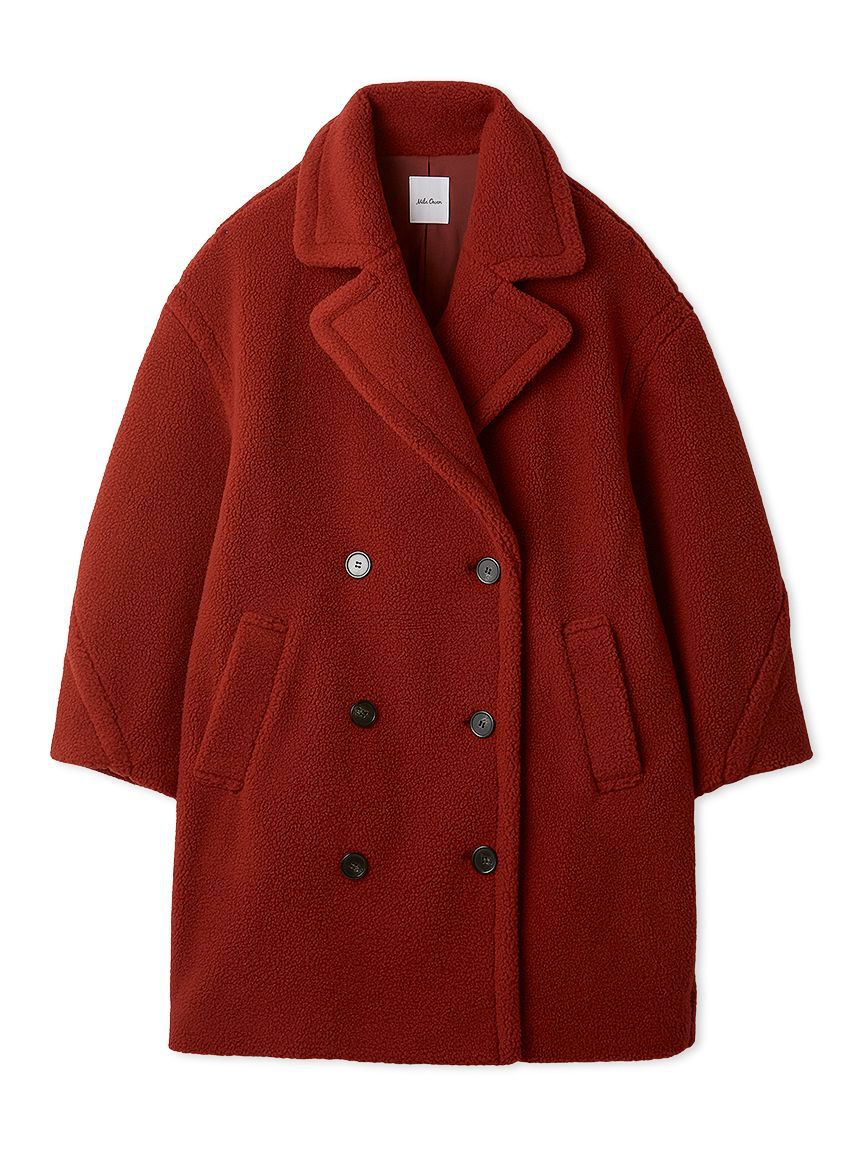 Mila Owen「オーバーサイズボアコート」|ステンカラーコート|