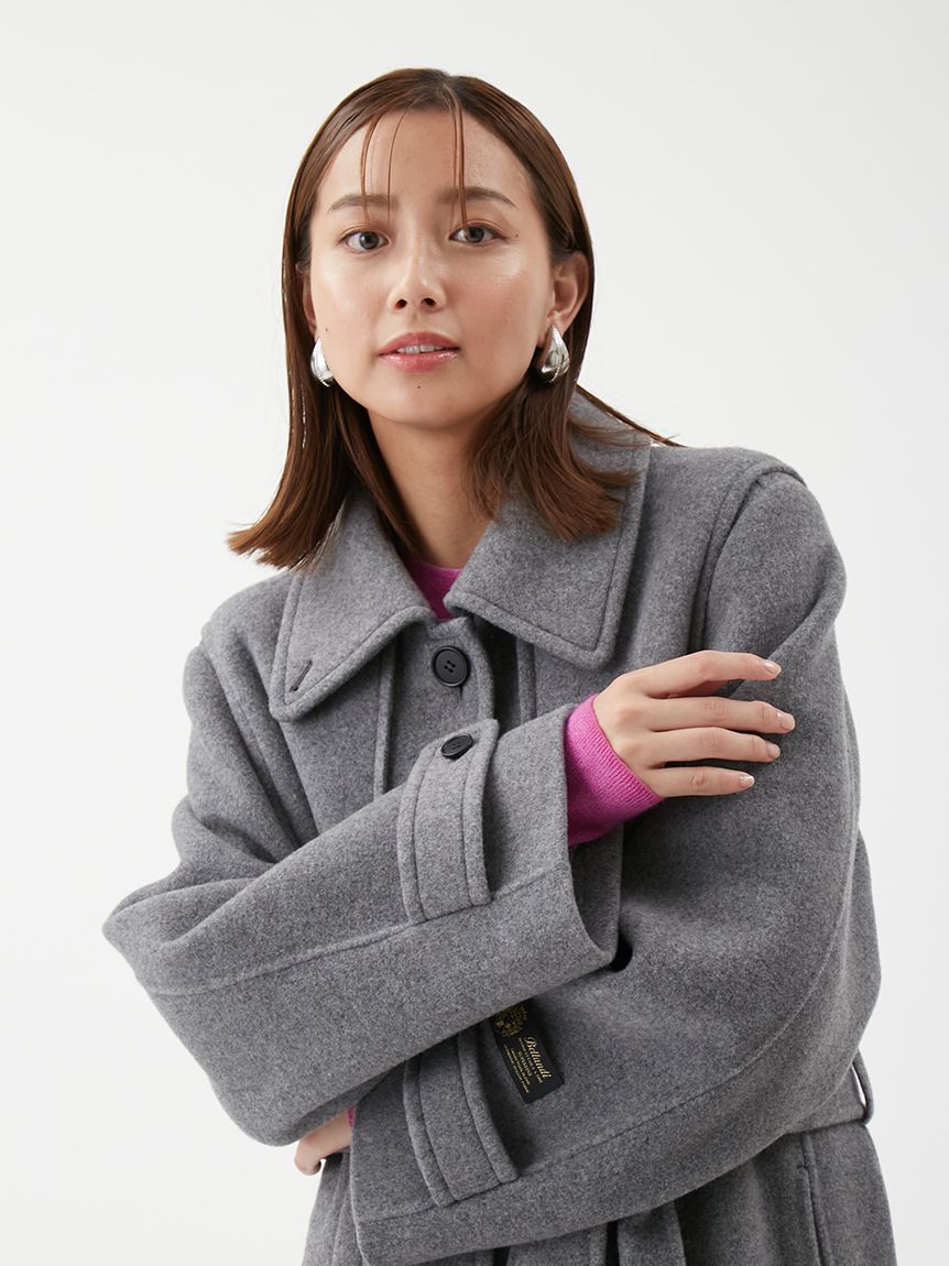 Mila Owen「ロングリバーコート」|ステンカラーコート|