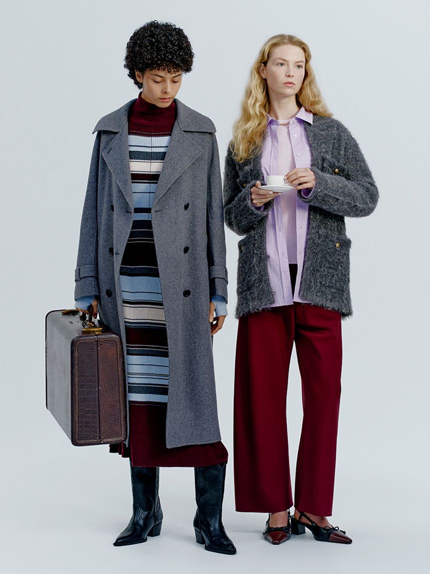 Mila Owen「ウエストゴムイージーワイドパンツ」|チノ|