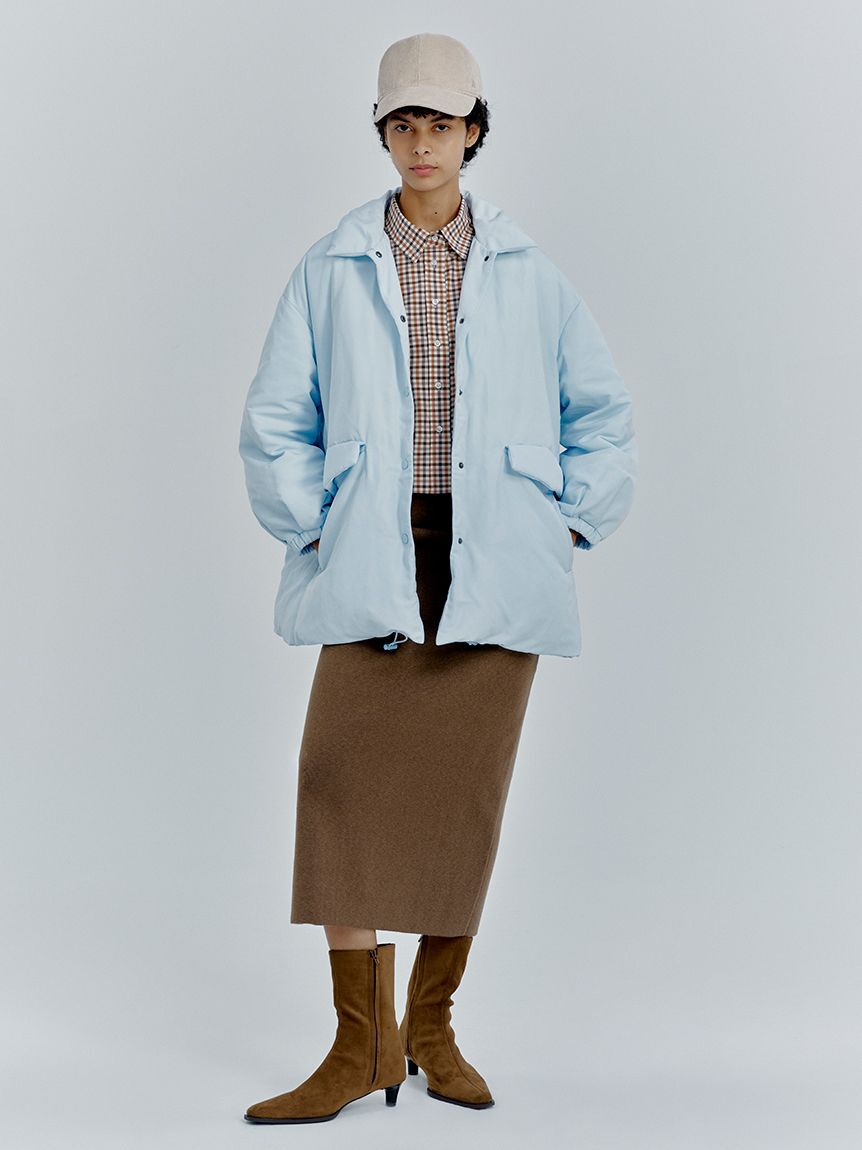 Mila Owen「M刺繍コーデュロイキャップ」|キャップ・キャスケット|