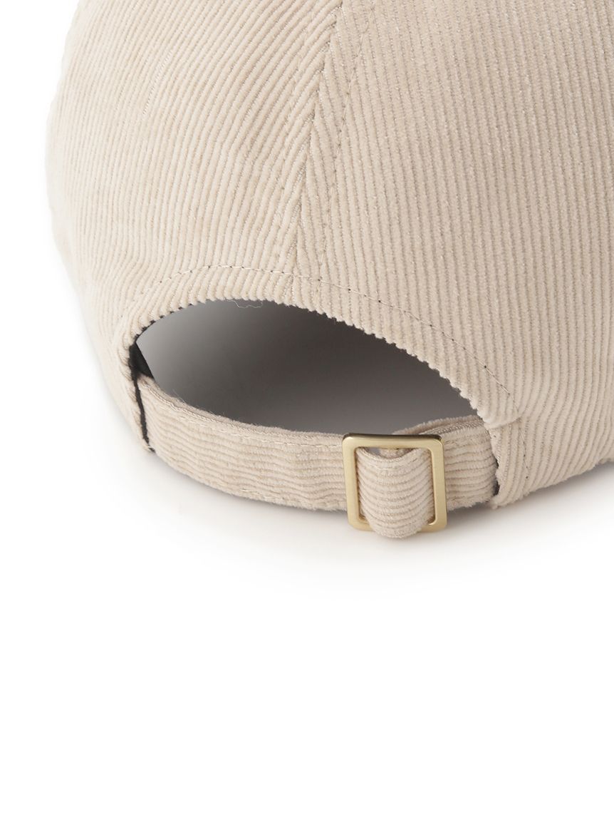 Mila Owen「M刺繍コーデュロイキャップ」|キャップ・キャスケット|
