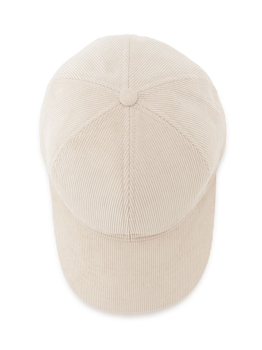 Mila Owen「M刺繍コーデュロイキャップ」|キャップ・キャスケット|