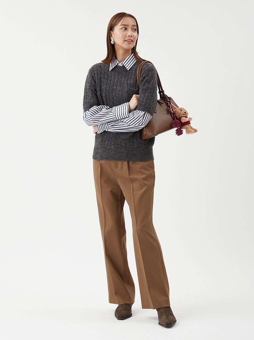 Mila Owen「2WAYカシュクールーオーバーサイズシャツ」|シャツ・ブラウス|