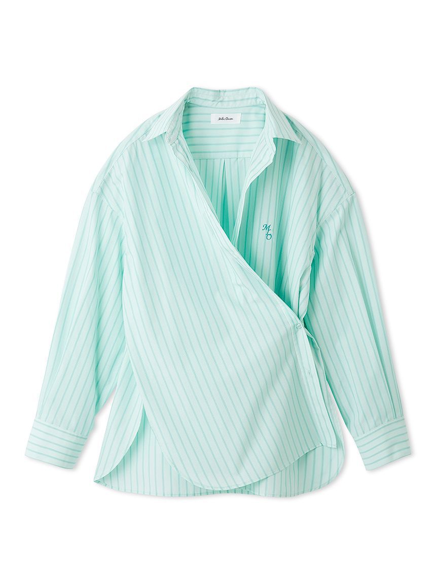 Mila Owen「2WAYカシュクールーオーバーサイズシャツ」|シャツ・ブラウス|